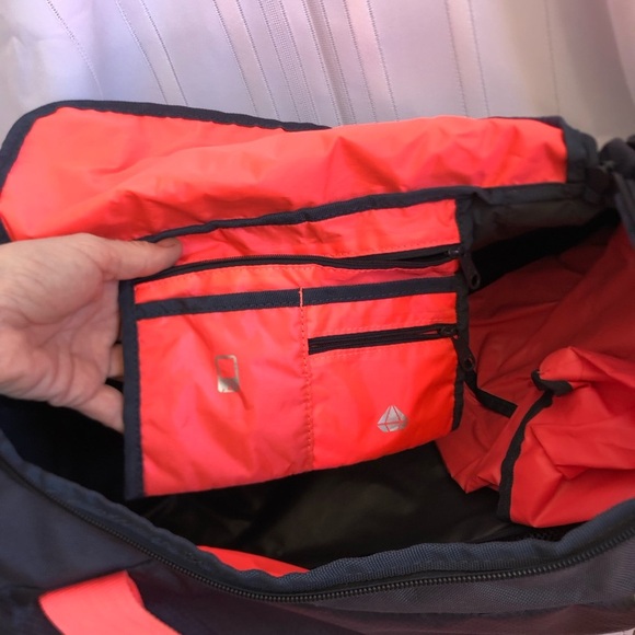 Adidas Grey and Neon Pink and Green Duffel Bag - Picture 13 of 16